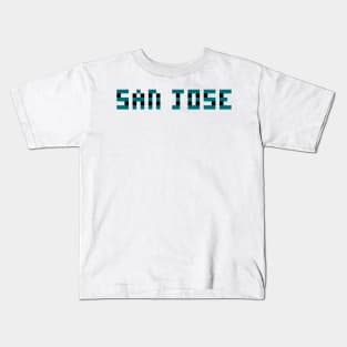 Pixel Hockey City San Jose 2017 Kids T-Shirt